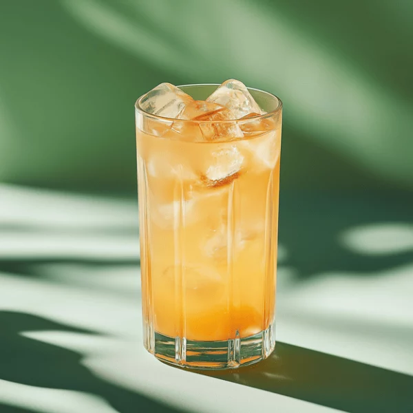 Admiral Highball Bourbon, Ananassaft und Rotwein im Longdrink