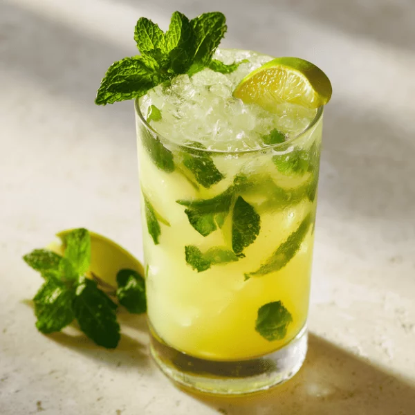 Bourbon Mojito erfrischender Sommer-Cocktail