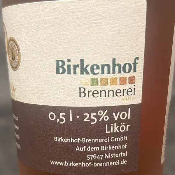 Birkenhof Haselnusslikör Edler Nusslikör aus dem Westerwald (5)