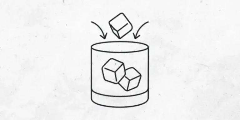 Eis ins Glas geben 1