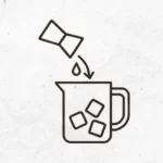 Zutaten ins Rührglas mit Eis hineingeben