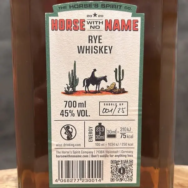 Horse With No Name Rye Whiskey Roggenwhiskey aus Texas (5)